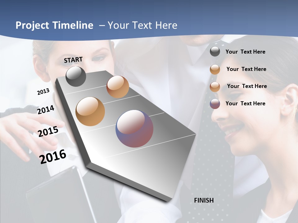 Businesspeople Work Businessgroup PowerPoint Template