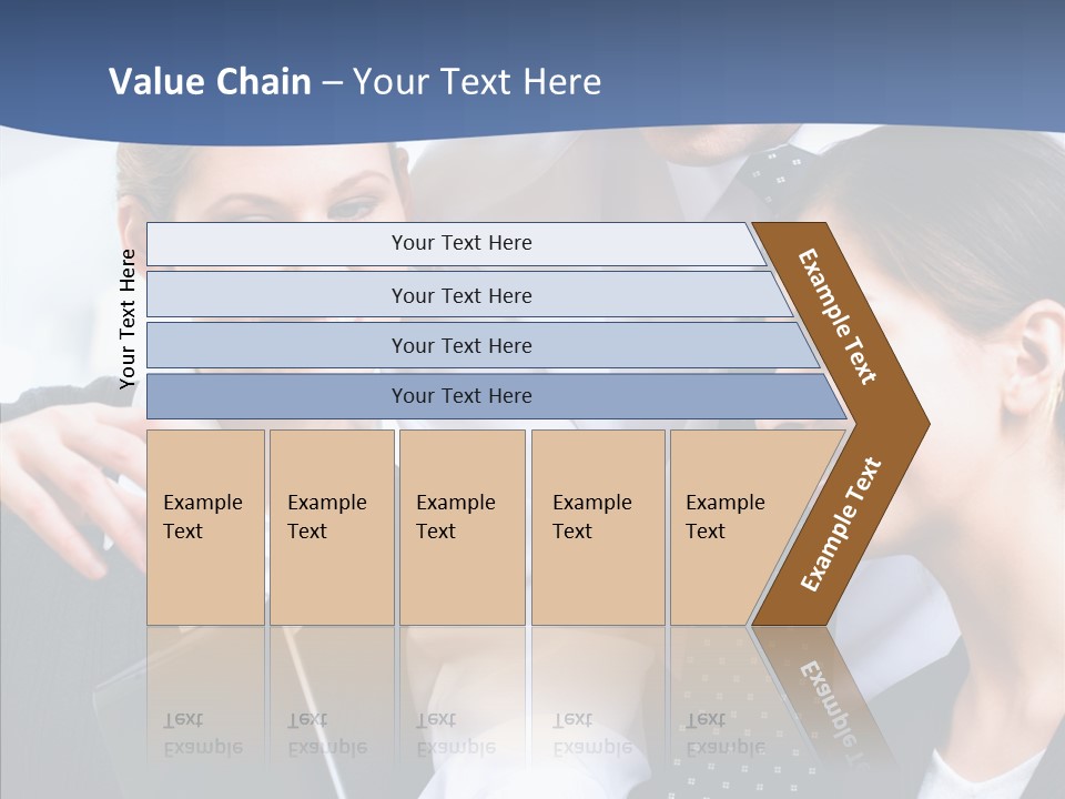 Businesspeople Work Businessgroup PowerPoint Template