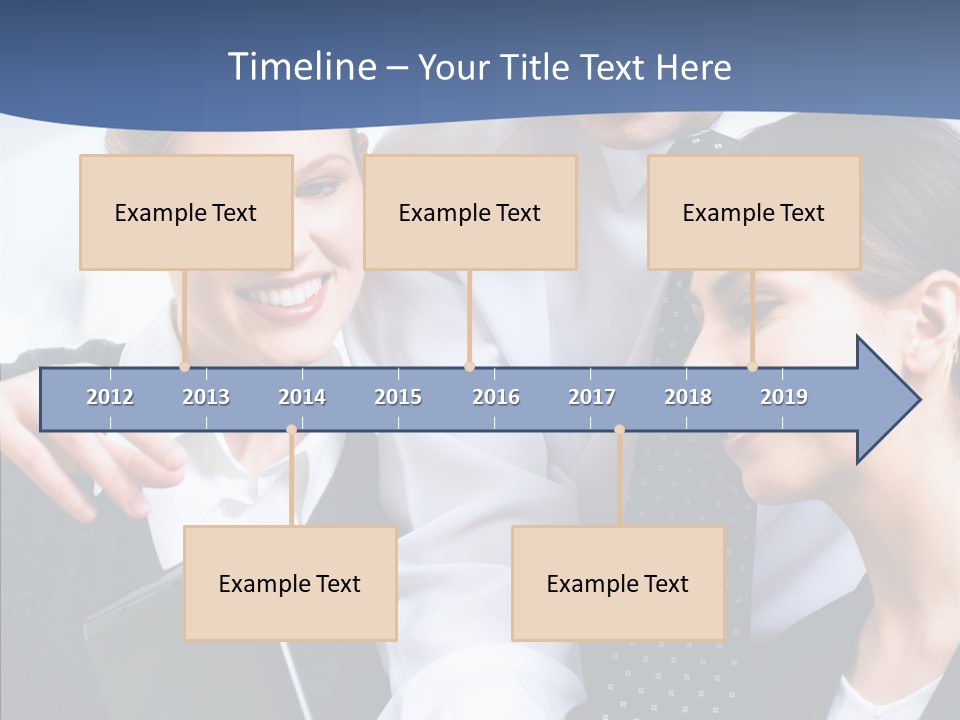Businesspeople Work Businessgroup PowerPoint Template