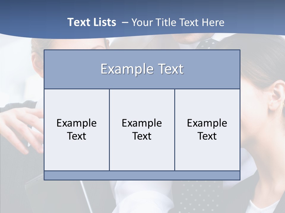 Businesspeople Work Businessgroup PowerPoint Template