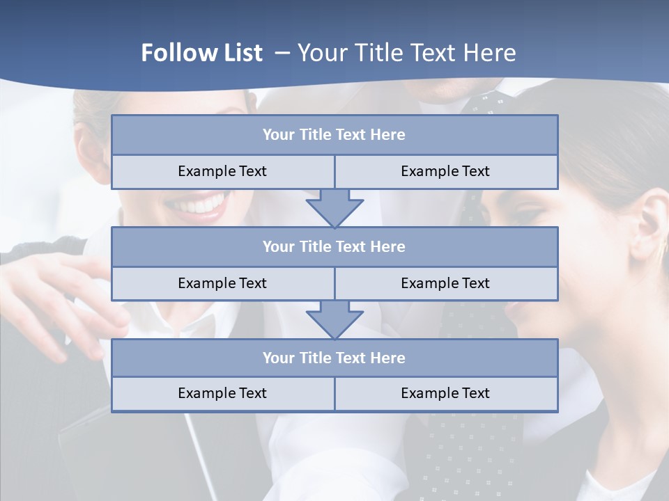 Businesspeople Work Businessgroup PowerPoint Template