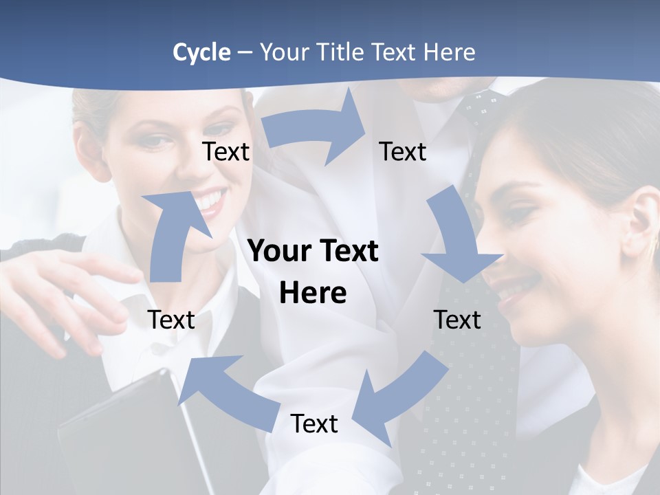 Businesspeople Work Businessgroup PowerPoint Template