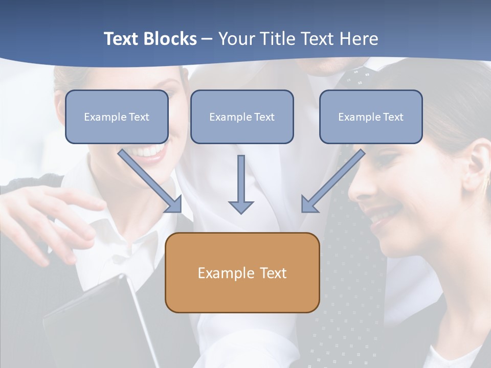 Businesspeople Work Businessgroup PowerPoint Template