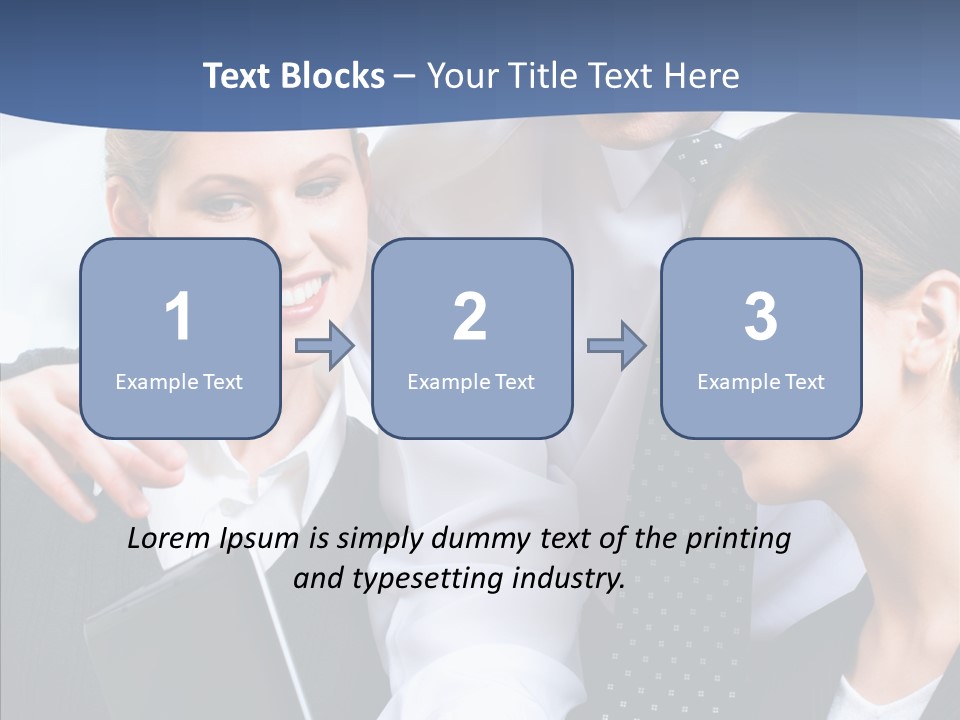 Businesspeople Work Businessgroup PowerPoint Template
