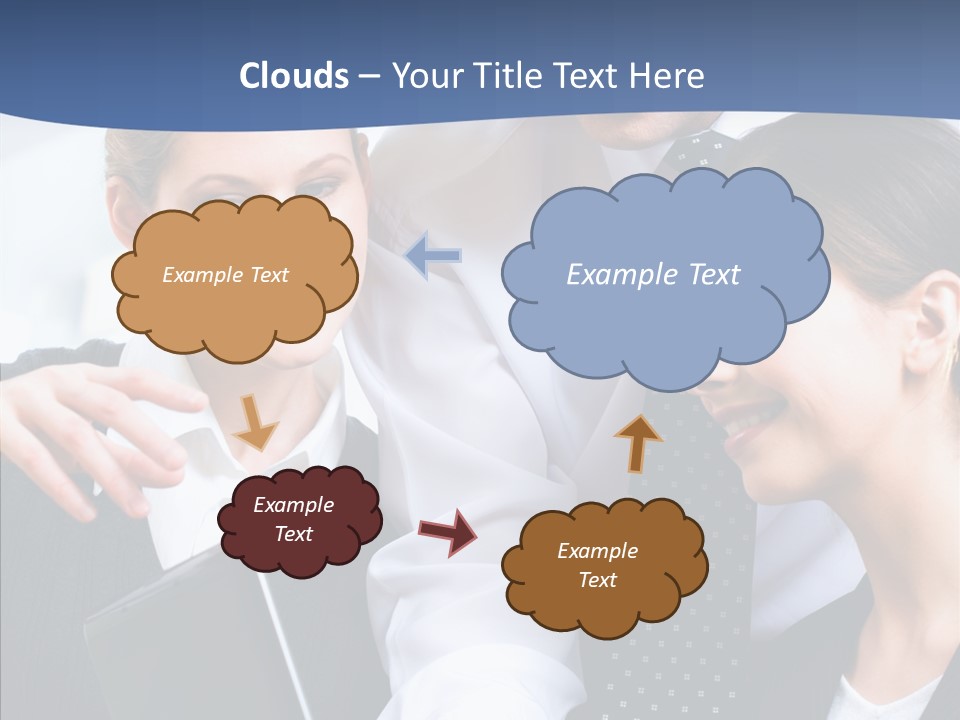 Businesspeople Work Businessgroup PowerPoint Template