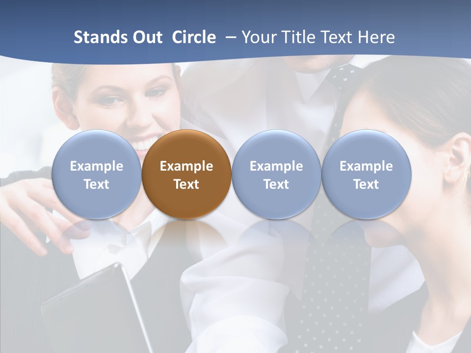 Businesspeople Work Businessgroup PowerPoint Template