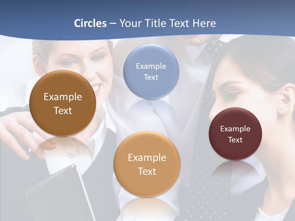 Businesspeople Work Businessgroup PowerPoint Template