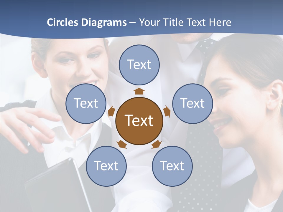 Businesspeople Work Businessgroup PowerPoint Template