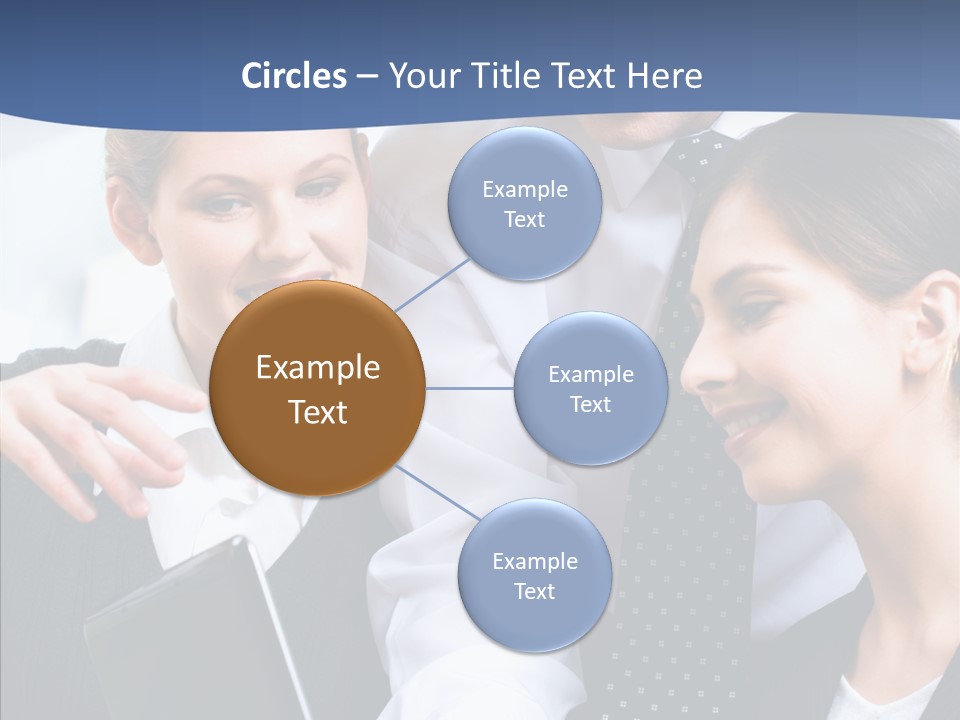 Businesspeople Work Businessgroup PowerPoint Template