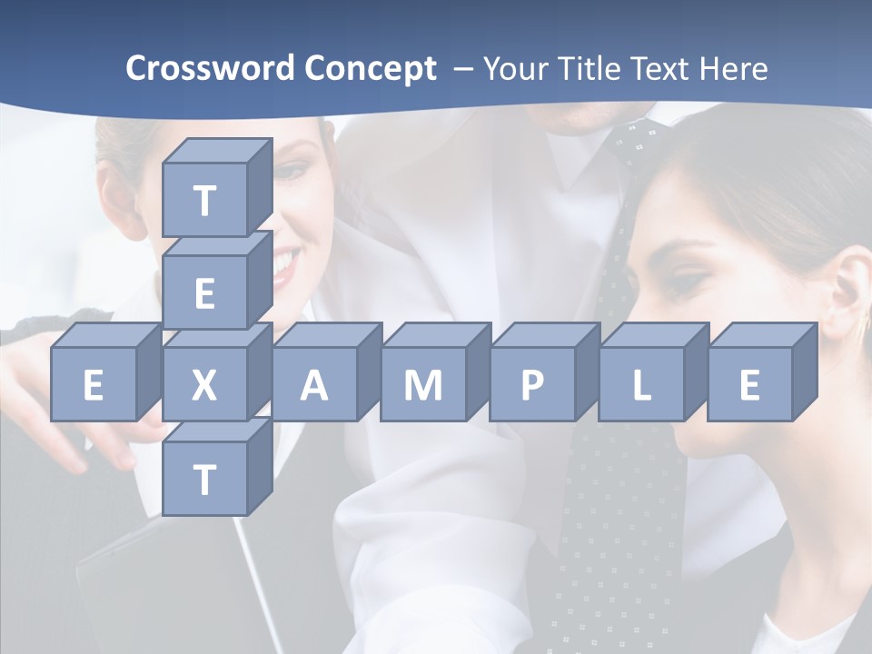 Businesspeople Work Businessgroup PowerPoint Template