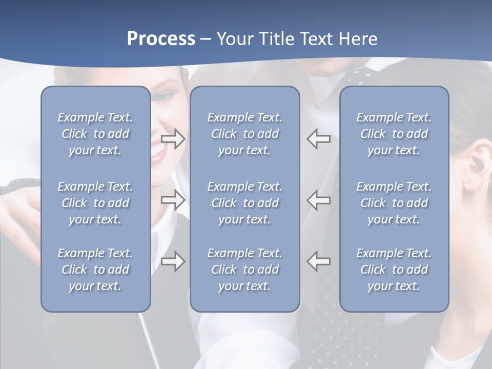 Businesspeople Work Businessgroup PowerPoint Template