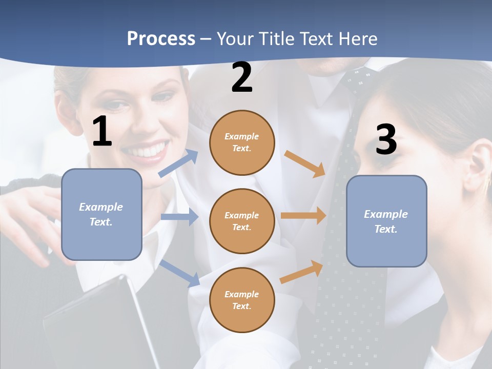 Businesspeople Work Businessgroup PowerPoint Template