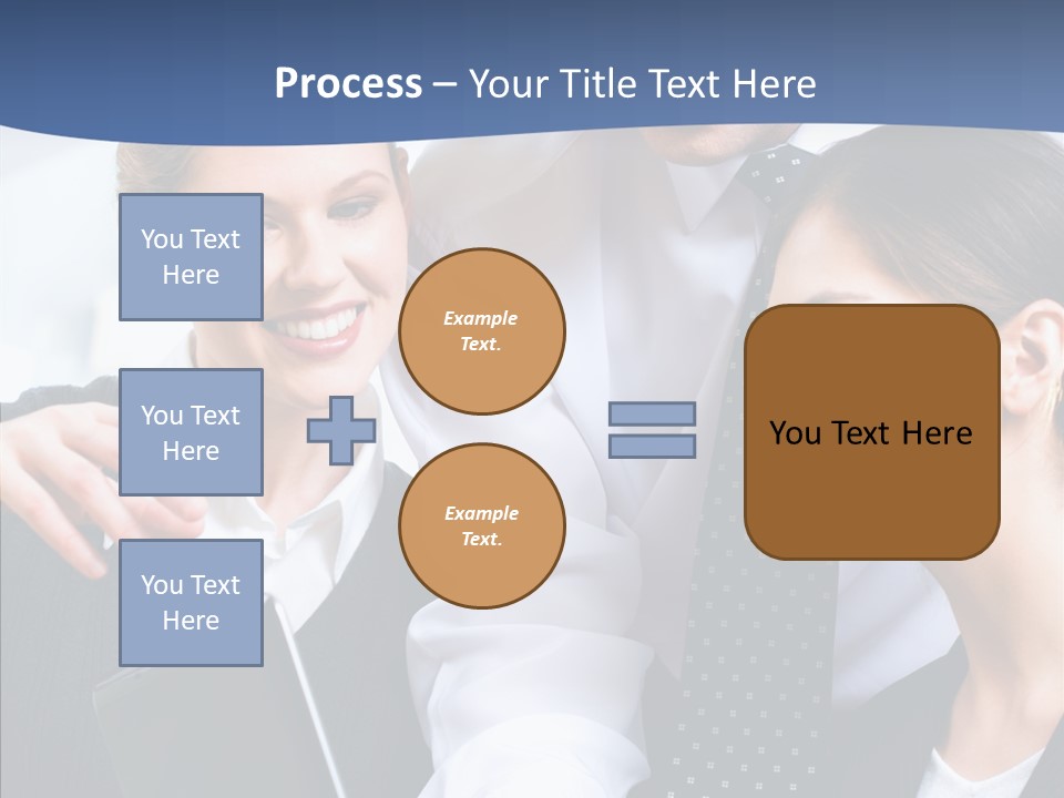 Businesspeople Work Businessgroup PowerPoint Template