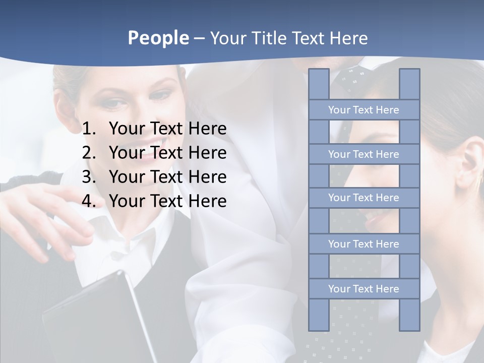 Businesspeople Work Businessgroup PowerPoint Template