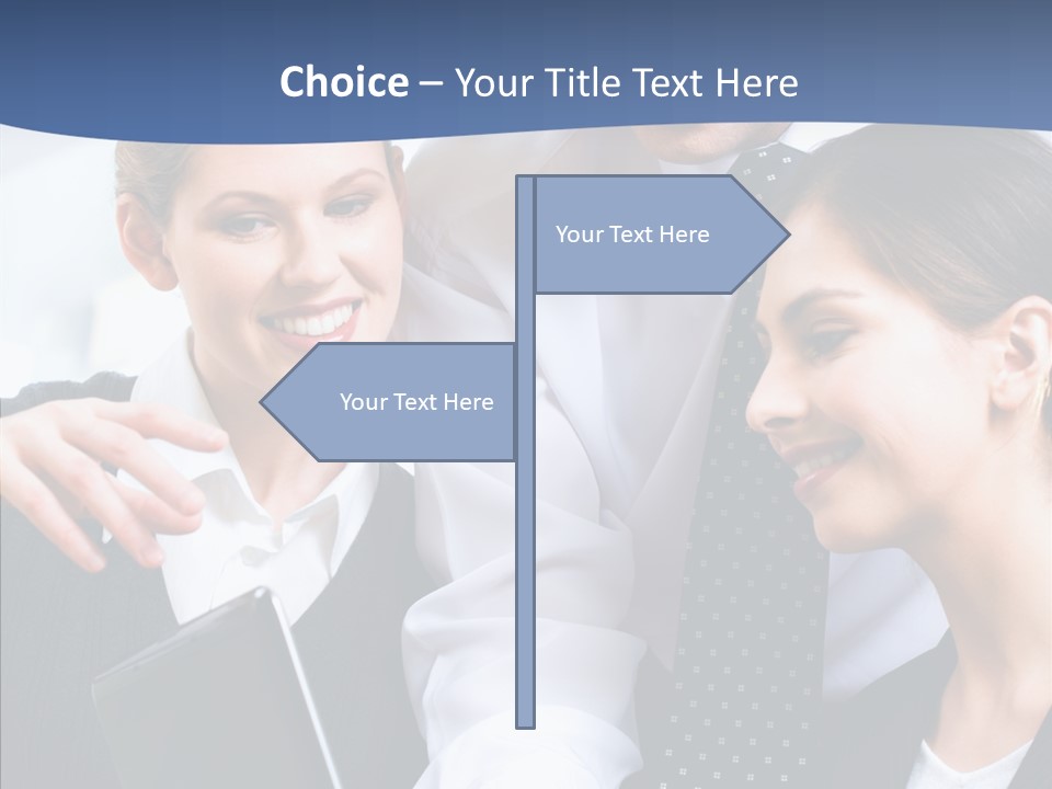 Businesspeople Work Businessgroup PowerPoint Template