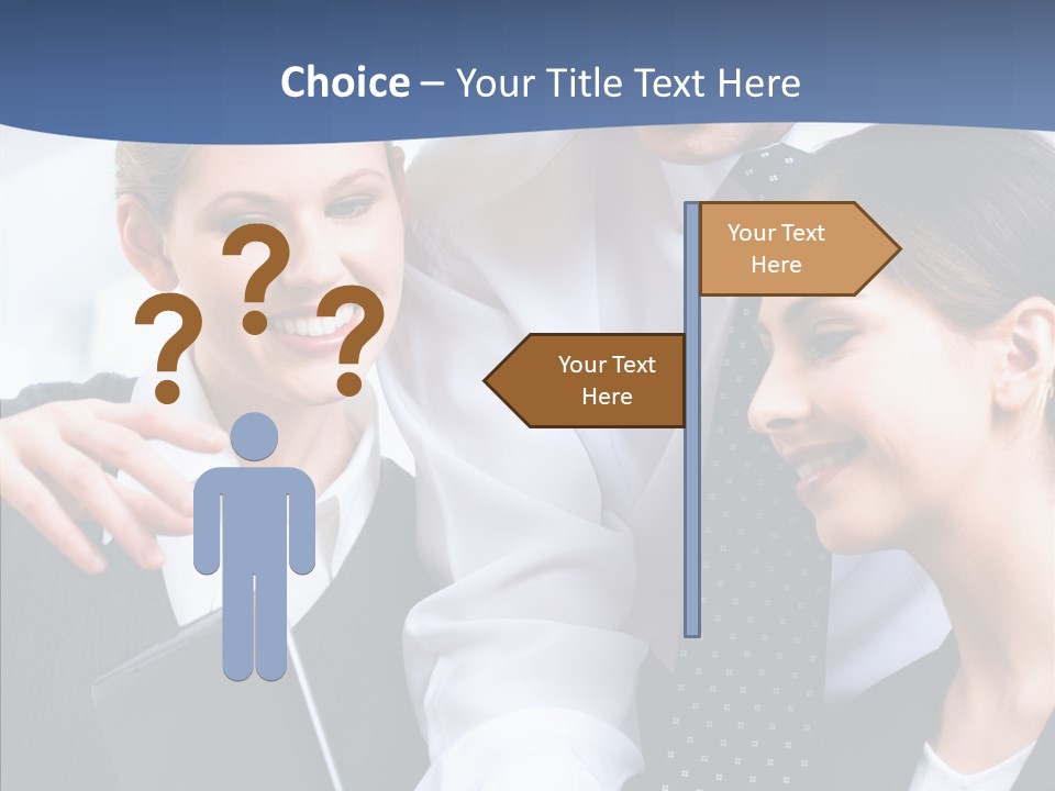 Businesspeople Work Businessgroup PowerPoint Template