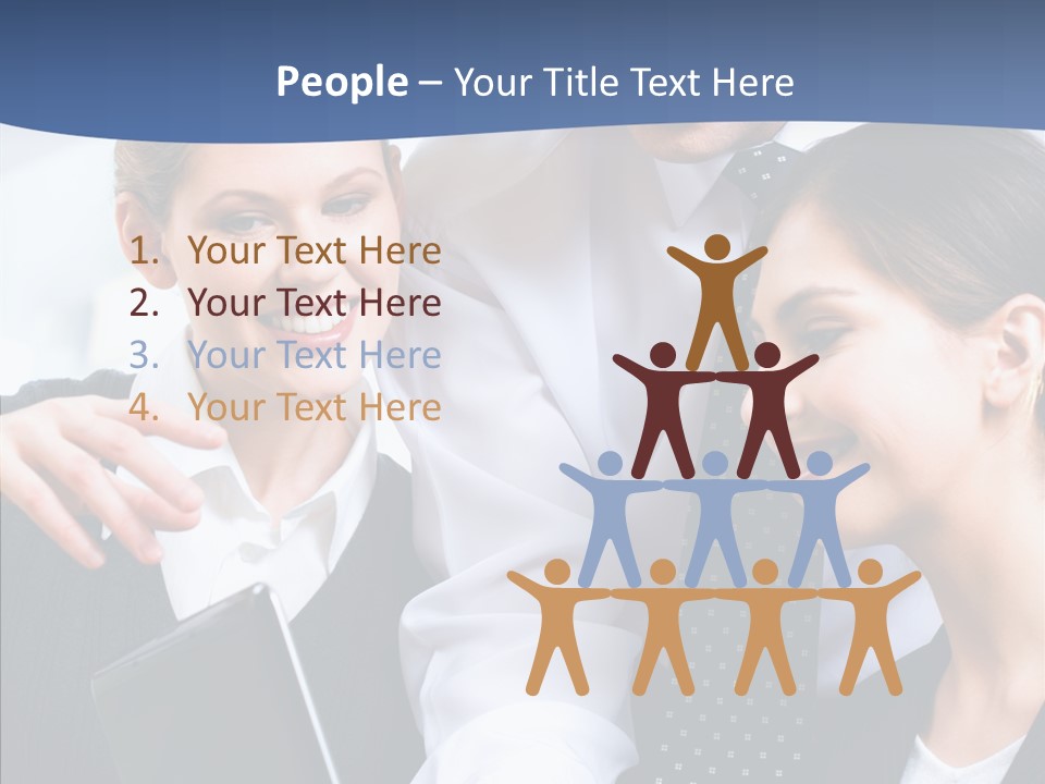 Businesspeople Work Businessgroup PowerPoint Template