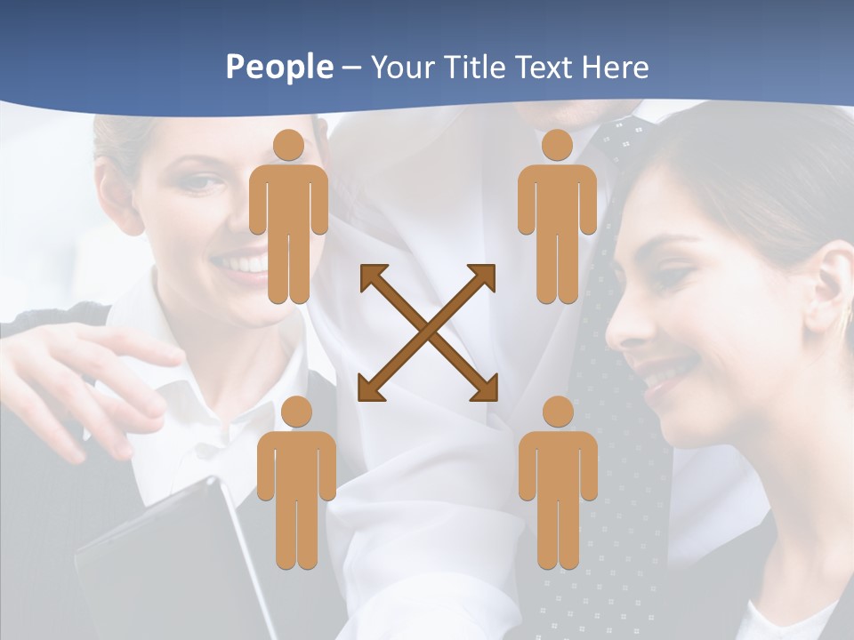 Businesspeople Work Businessgroup PowerPoint Template