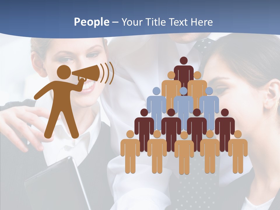 Businesspeople Work Businessgroup PowerPoint Template