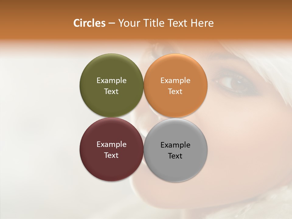 White Stylish Portrait PowerPoint Template