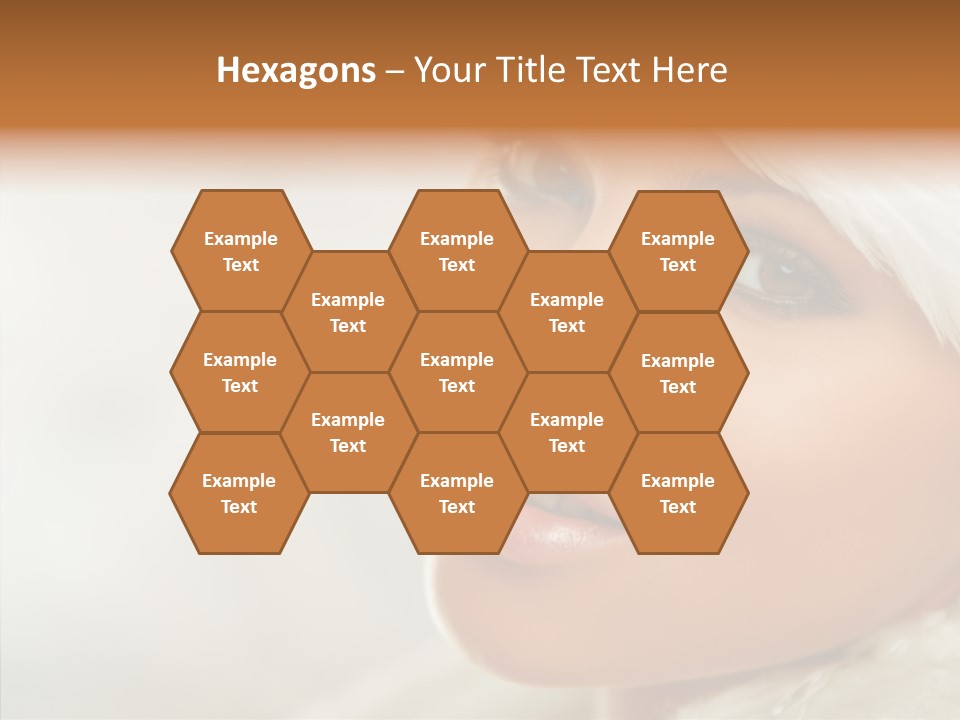 White Stylish Portrait PowerPoint Template