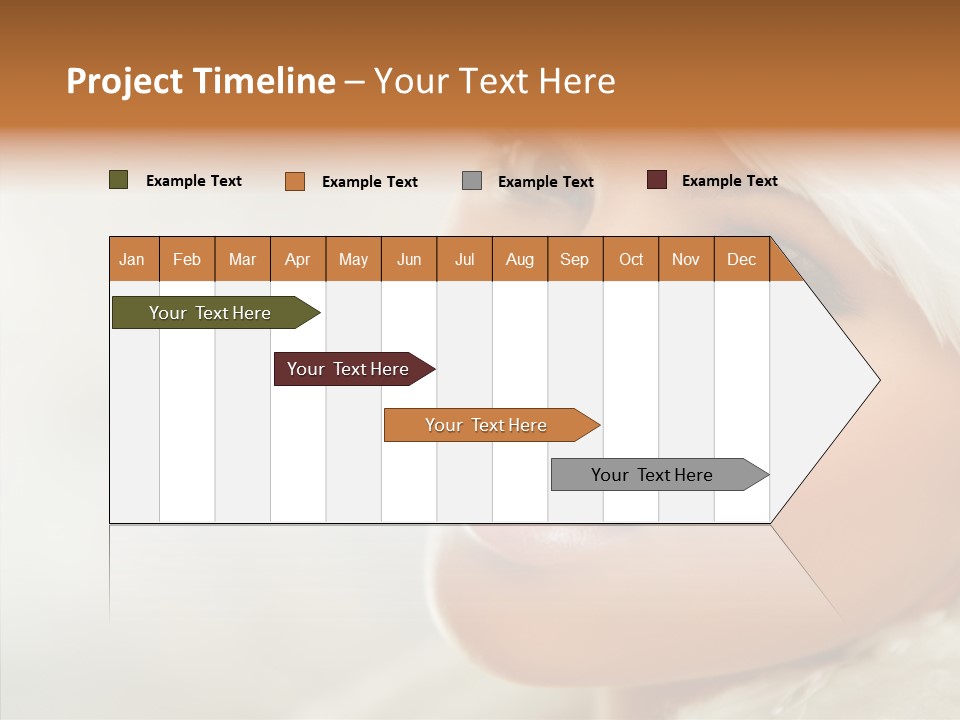 White Stylish Portrait PowerPoint Template