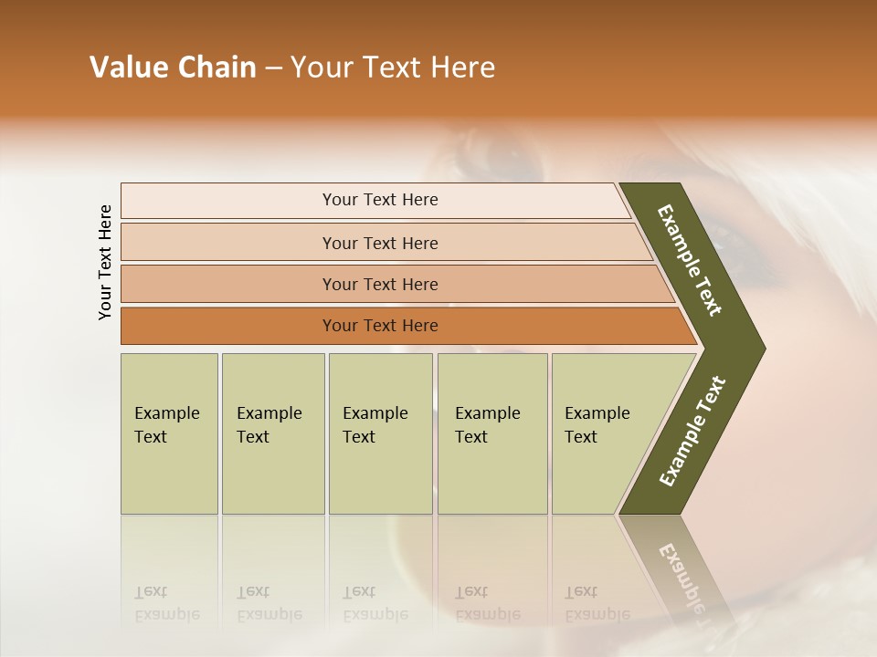 White Stylish Portrait PowerPoint Template