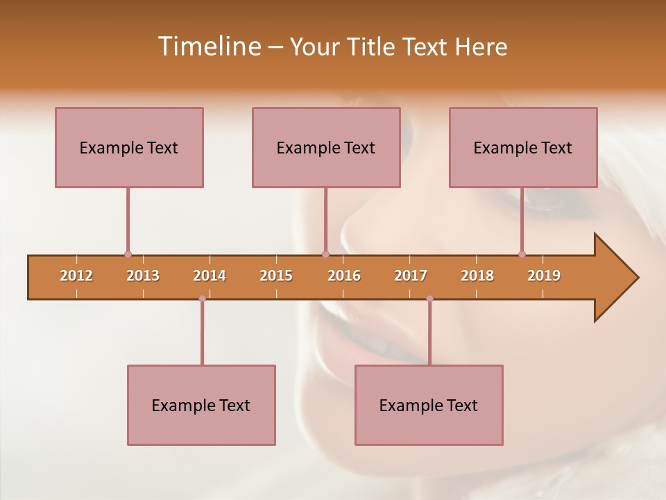 White Stylish Portrait PowerPoint Template