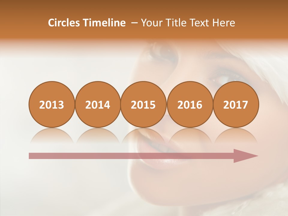 White Stylish Portrait PowerPoint Template