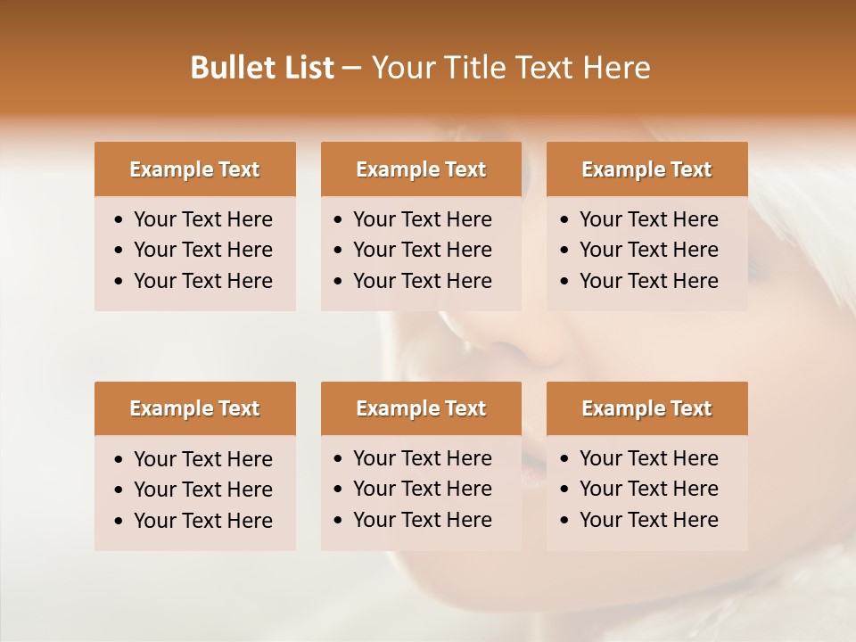 White Stylish Portrait PowerPoint Template