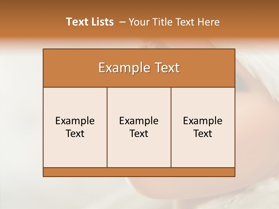 White Stylish Portrait PowerPoint Template