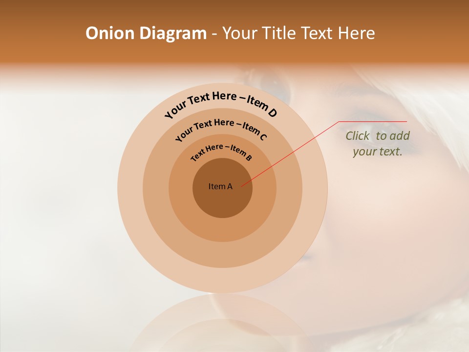 White Stylish Portrait PowerPoint Template