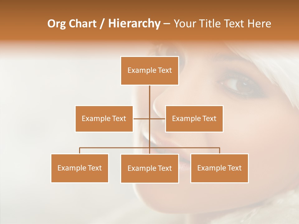 White Stylish Portrait PowerPoint Template