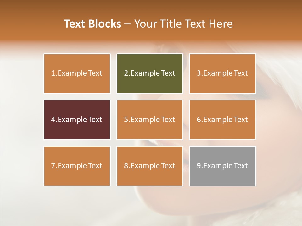 White Stylish Portrait PowerPoint Template