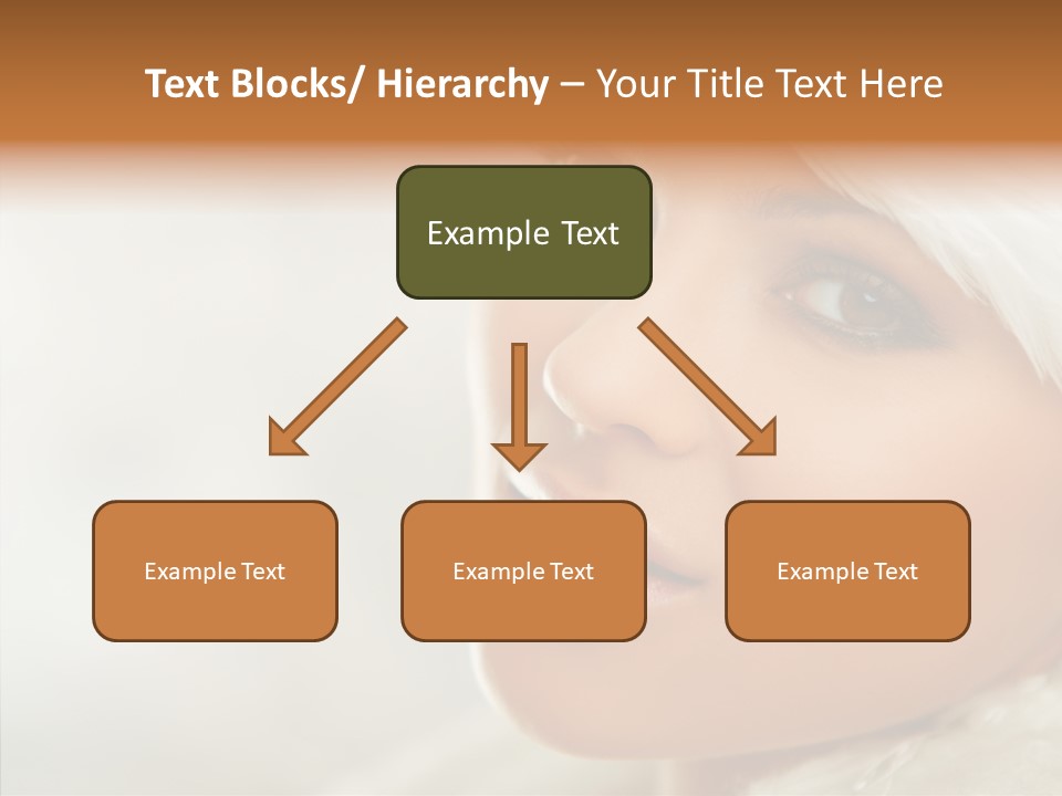 White Stylish Portrait PowerPoint Template