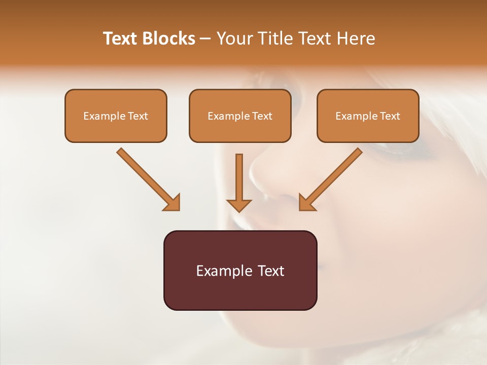 White Stylish Portrait PowerPoint Template