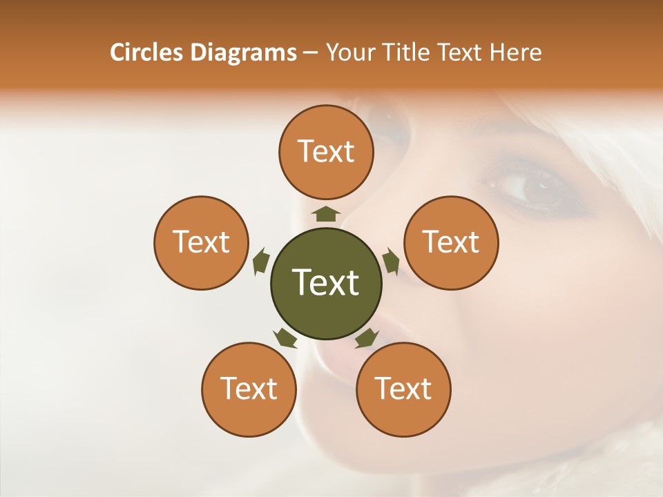 White Stylish Portrait PowerPoint Template