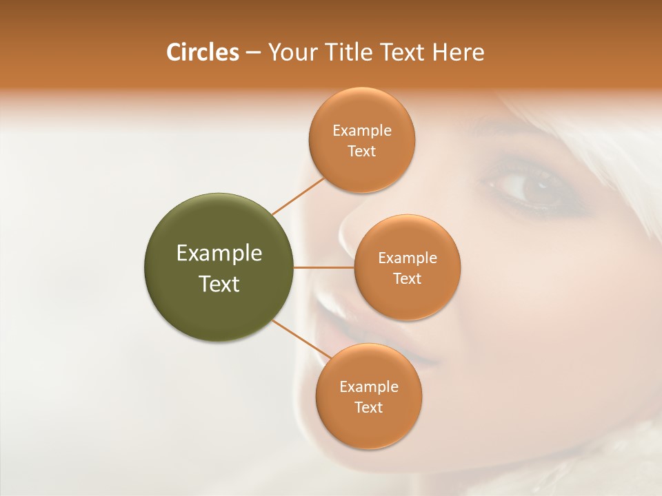 White Stylish Portrait PowerPoint Template