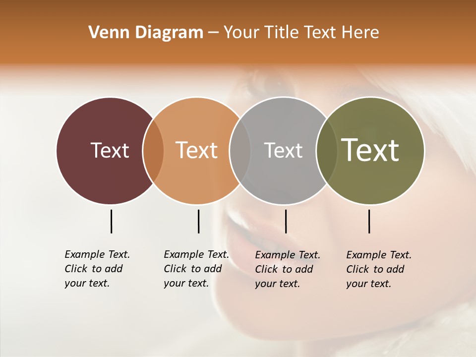 White Stylish Portrait PowerPoint Template