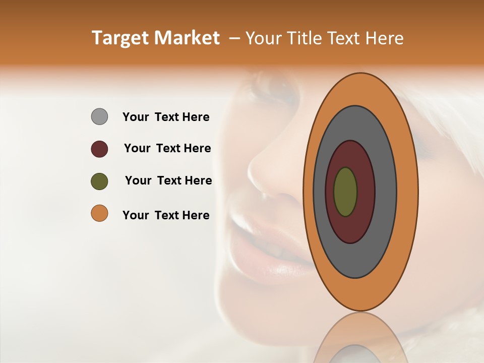 White Stylish Portrait PowerPoint Template