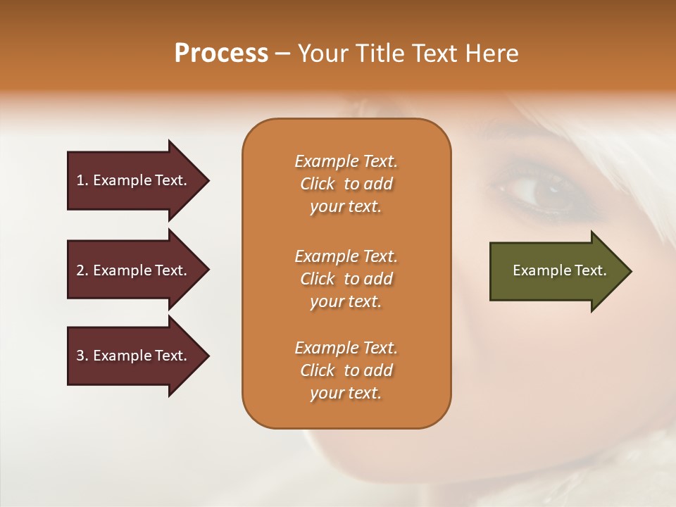 White Stylish Portrait PowerPoint Template