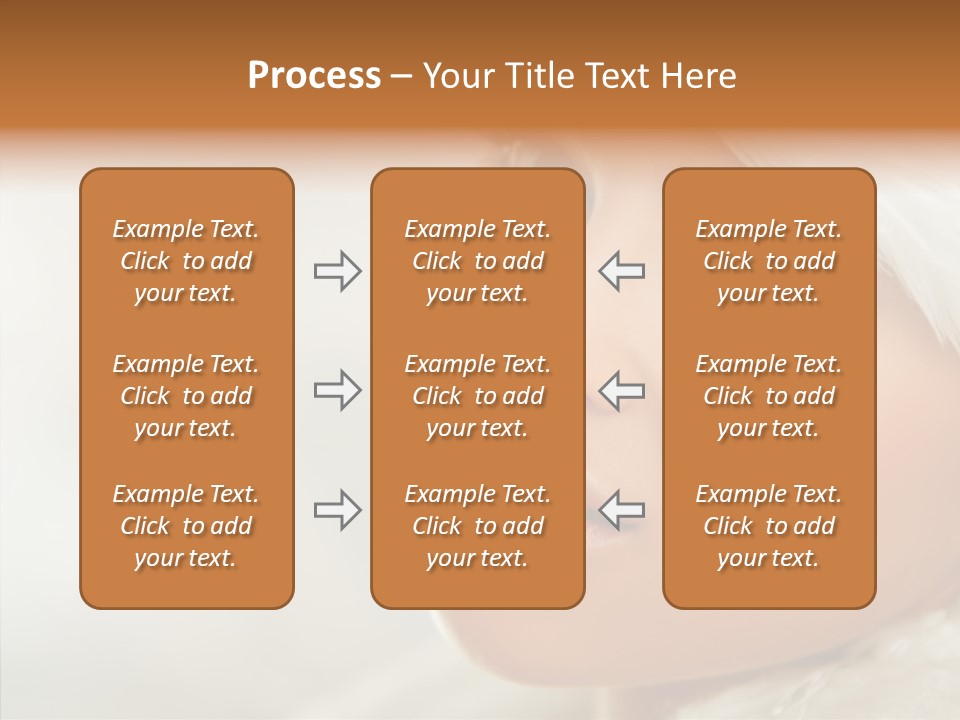 White Stylish Portrait PowerPoint Template