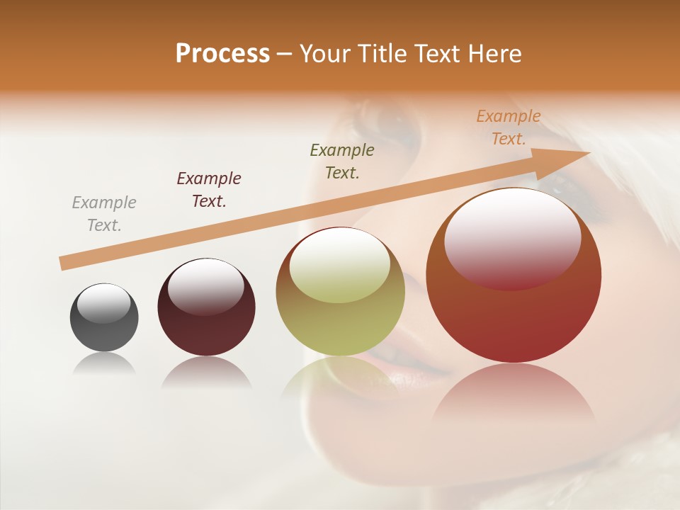 White Stylish Portrait PowerPoint Template