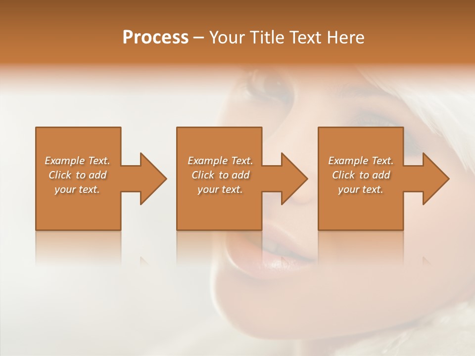 White Stylish Portrait PowerPoint Template