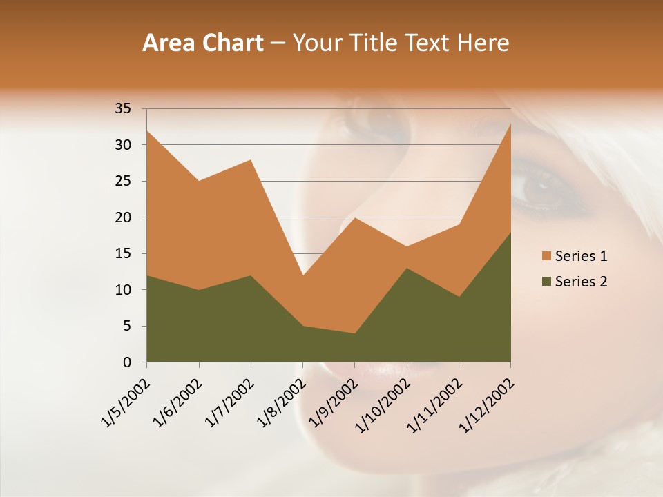 White Stylish Portrait PowerPoint Template