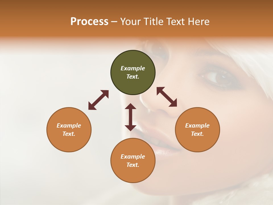 White Stylish Portrait PowerPoint Template