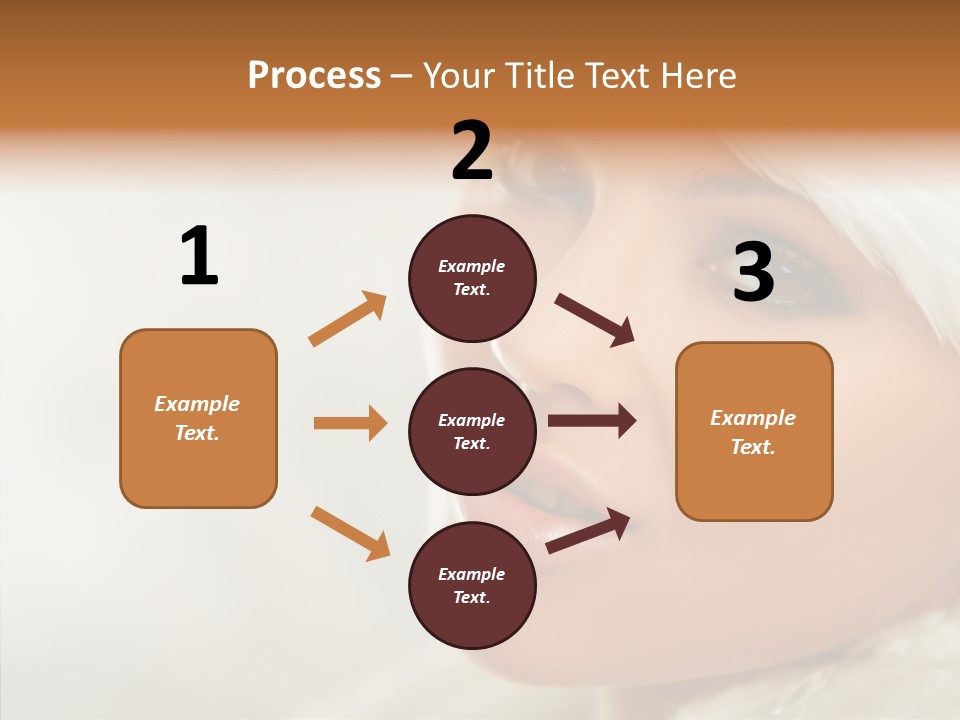 White Stylish Portrait PowerPoint Template