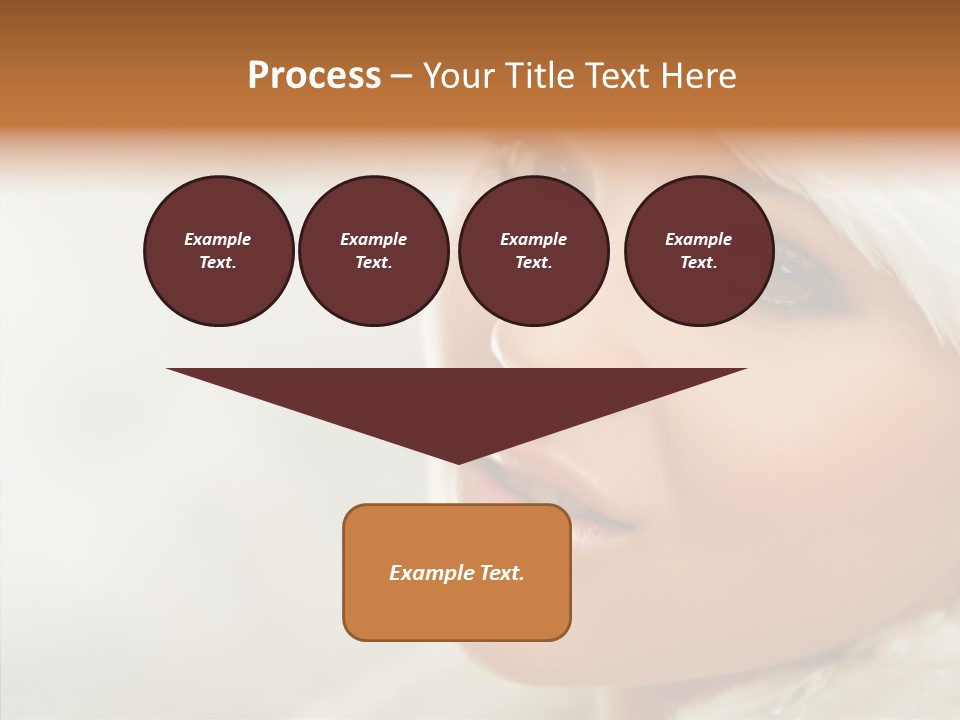 White Stylish Portrait PowerPoint Template