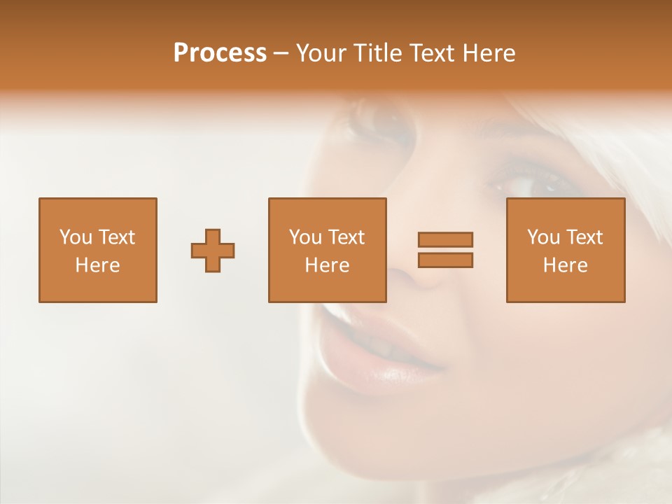 White Stylish Portrait PowerPoint Template