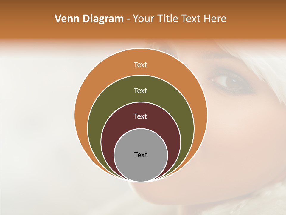 White Stylish Portrait PowerPoint Template